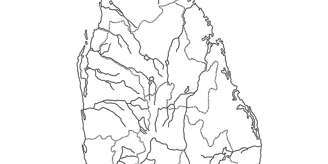 A L Empty Sri Lanka Map For Practice A L History Of Sri Lanka Exam Map