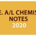 Advanced Level Chemistry Notes