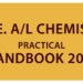 G.C.E. A/L Chemistry Practical Handbook 2020