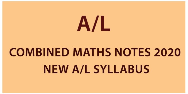 al combined maths notes