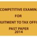 Open competitive Examination for reciuitment to tax officer Past Paper - 2017