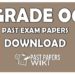Grade 06 Past Exam Papers