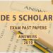grade 5 scholarship exam past papers answers 2019