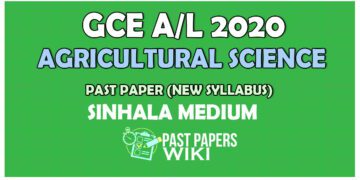 Advanced Level Agricultural Science Past Papers and Answers 2020