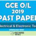 2019 O/L Design Electrical & Electronic Technology Past Paper | Tamil Medium