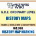 History Map marking Questions and Answers for GCE O/L Exam