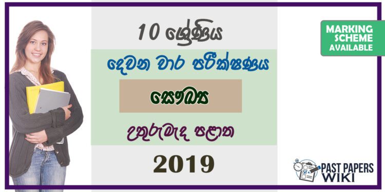 Grade 10 Health And Physical Education Paper 2019 (2nd Term Test) | North Central Province