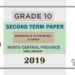 Grade 10 Business And Accounting Studies Paper 2019 (2nd Term Test) | North Central Province