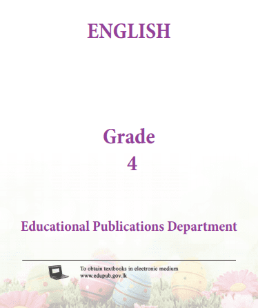Grade 04 English textbook | English Medium – New Syllabus