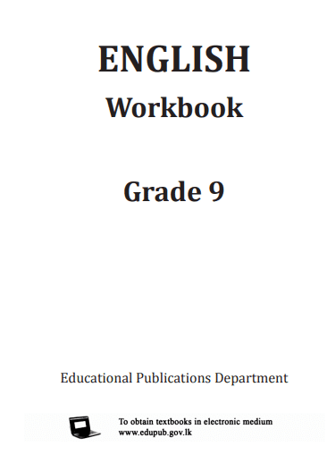 Grade 09 English Workbook | English Medium – New Syllabus