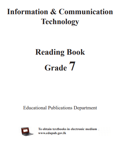 Grade 07 Information And Communication Technology textbook | English Medium – New Syllabus