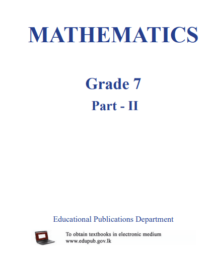 Grade 07 Mathematics Part II textbook | English Medium – New Syllabus