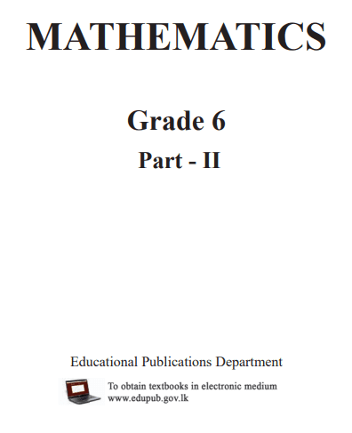 Grade 06 Mathematics textbook | English Medium – New Syllabus