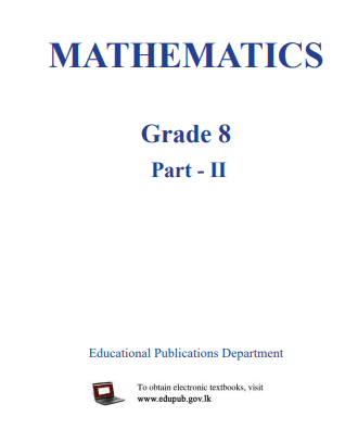 Grade 08 Mathematics Part II textbook | English Medium – New Syllabus