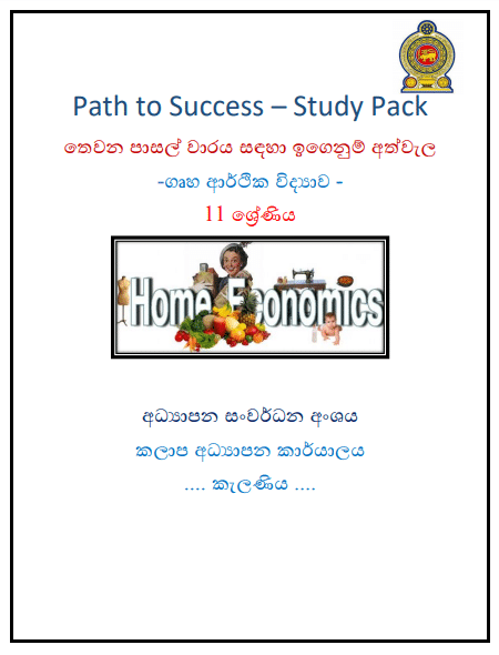 Grade 11 Study Pack – Home Economic