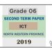 Grade 06 ICT 2nd Term Test Paper 2019 English Medium – North Western Province