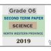 Grade 06 Science 2nd Term Test Paper 2019 English Medium – North Western Province