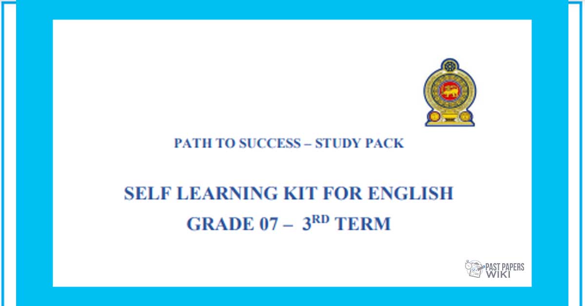 Grade 07 Study Pack – English
