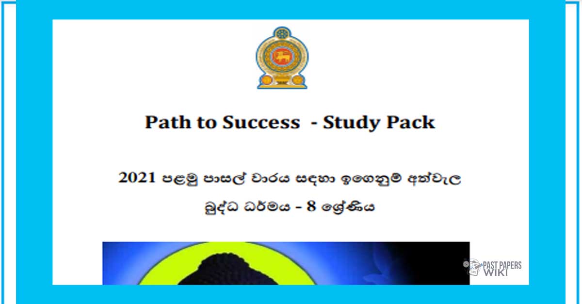 Grade 08 Study Pack – Buddhism