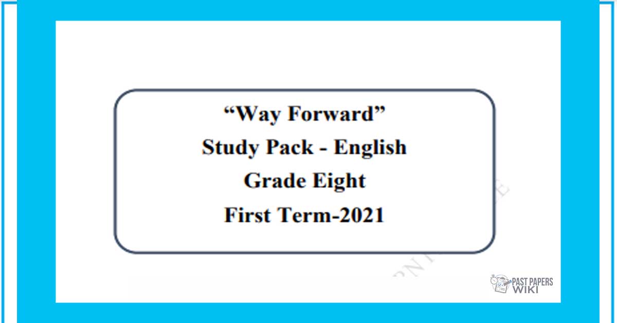 Grade 08 Study Pack – English (1)