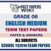 Grade 06 English Medium Term Test Papers