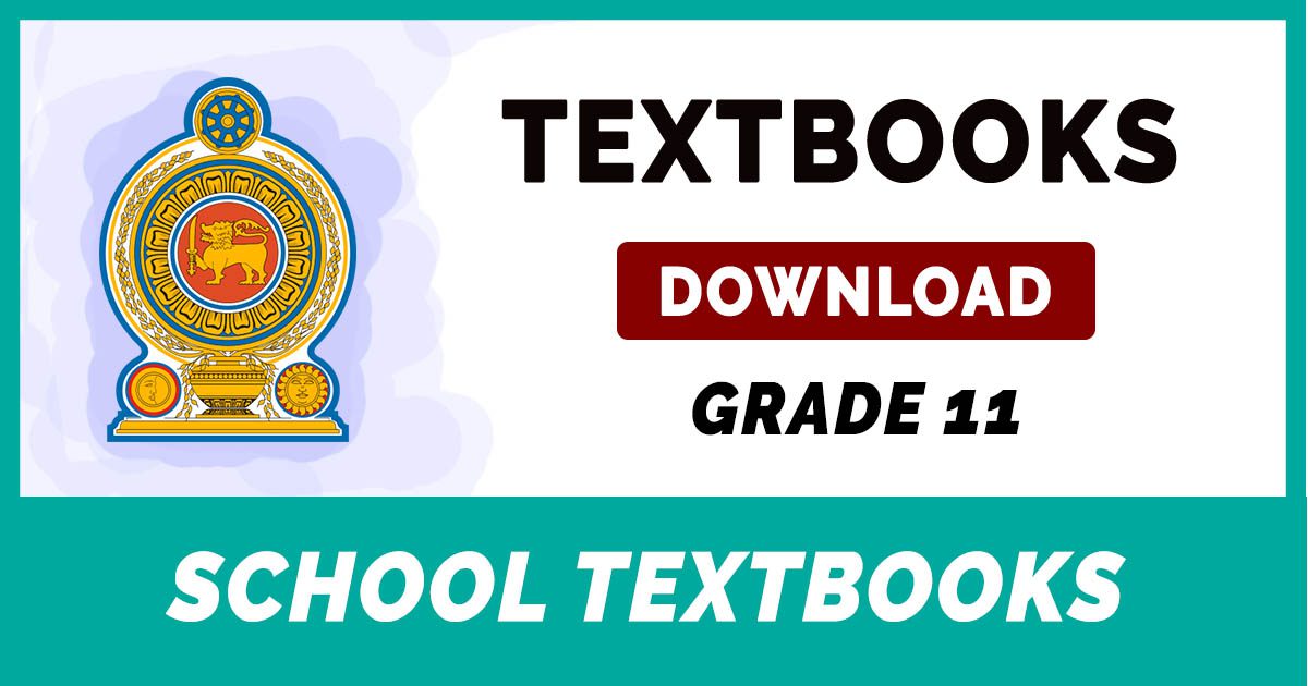 Grade 11 School Textbooks - New Syllabus
