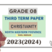 2023(2024) Grade 08 Christianity 3rd Term Test Paper (Tamil Medium) | North Western Province