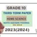 2023(2024) Grade 10 Home Science 3rd Term Test Paper (Tamil Medium) | North Western Province