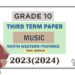 2023(2024) Grade 10 Music 3rd Term Test Paper (Tamil Medium) | North Western Province