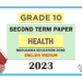 Grade 10 Health 2nd Term Test Paper with Answers 2023 (English Medium) | Mathugama Zone