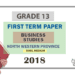 Grade 13 Business Studies 1st Term Test Paper 2018 North Western Province (Tamil Medium )