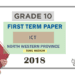 Grade 10 ICT 1st Term Test Paper 2018 | North Western Province (Tamil Medium )