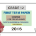 Grade 12 SFT 1st Term Test Paper 2018 North Western Province (Tamil Medium )