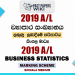 2019 A/L Business Statistics Marking Scheme Sinhala Medium