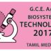 BioSystems Technology 2017 - Tamil Medium