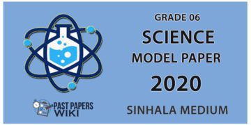Grade 06 Science model paper 2020