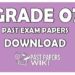 Grade 07 Past Exam Papers