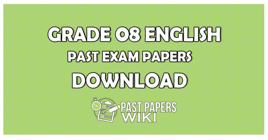 grade 8 english language first term test papers