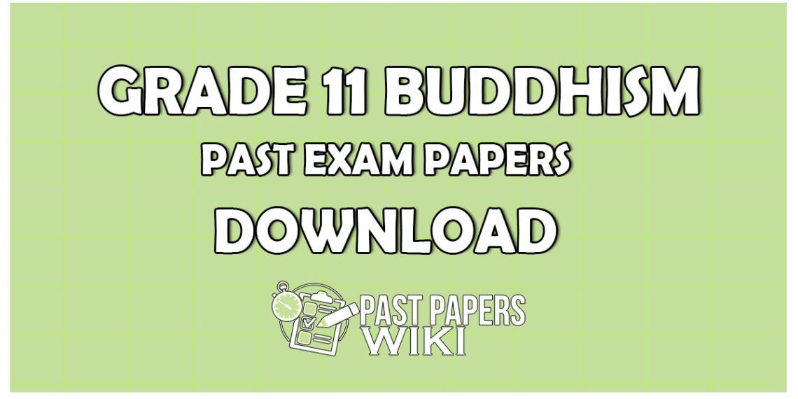 Grade 11 Buddhism Past Paper in Sinhala Medium 2019 – 1st Term Test Exam