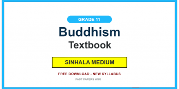 Grade 11 Buddhism Textbook PDF (Sinhala Medium)