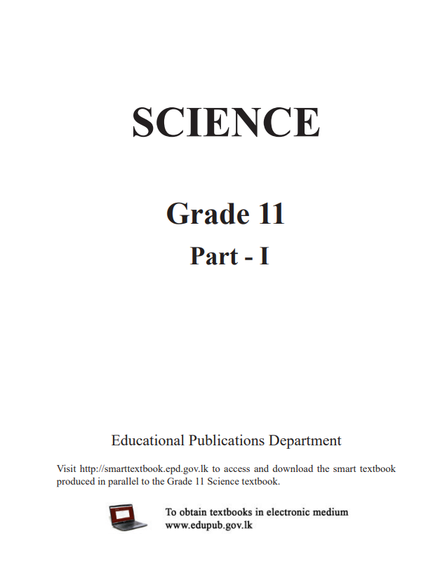 Official Grade 11 Science Textbook in English Medium PDF