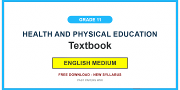 Grade 11 Health and Physical Education Textbook PDF (English Medium)