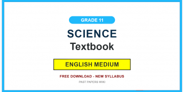 Grade 11 Science Textbook PDF (English Medium)