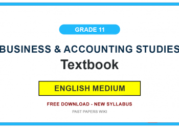 Grade 11 Business and Accounting Studies Textbook PDF (English Medium)