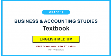 Grade 11 Business and Accounting Studies Textbook PDF (English Medium)