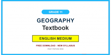 Grade 11 Geography Textbook PDF (English Medium)