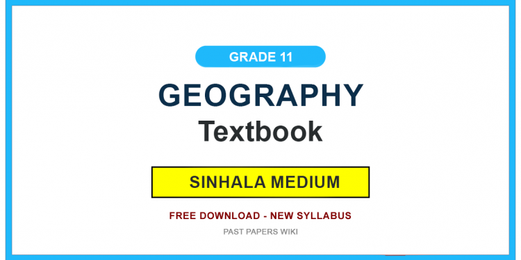 Grade 11 Geography Textbook PDF (Sinhala Medium)