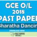 2018 O/L Bharatha Dancing Past Paper | Tamil Medium