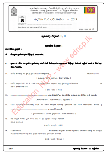 grade 10 geography assignment term 2