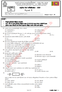 Grade 10 Science Paper 2019 (2nd Term Test) | North Central Province